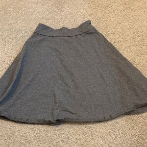 Chic Gray Kids Skirt cotton size 10 great camp skirt